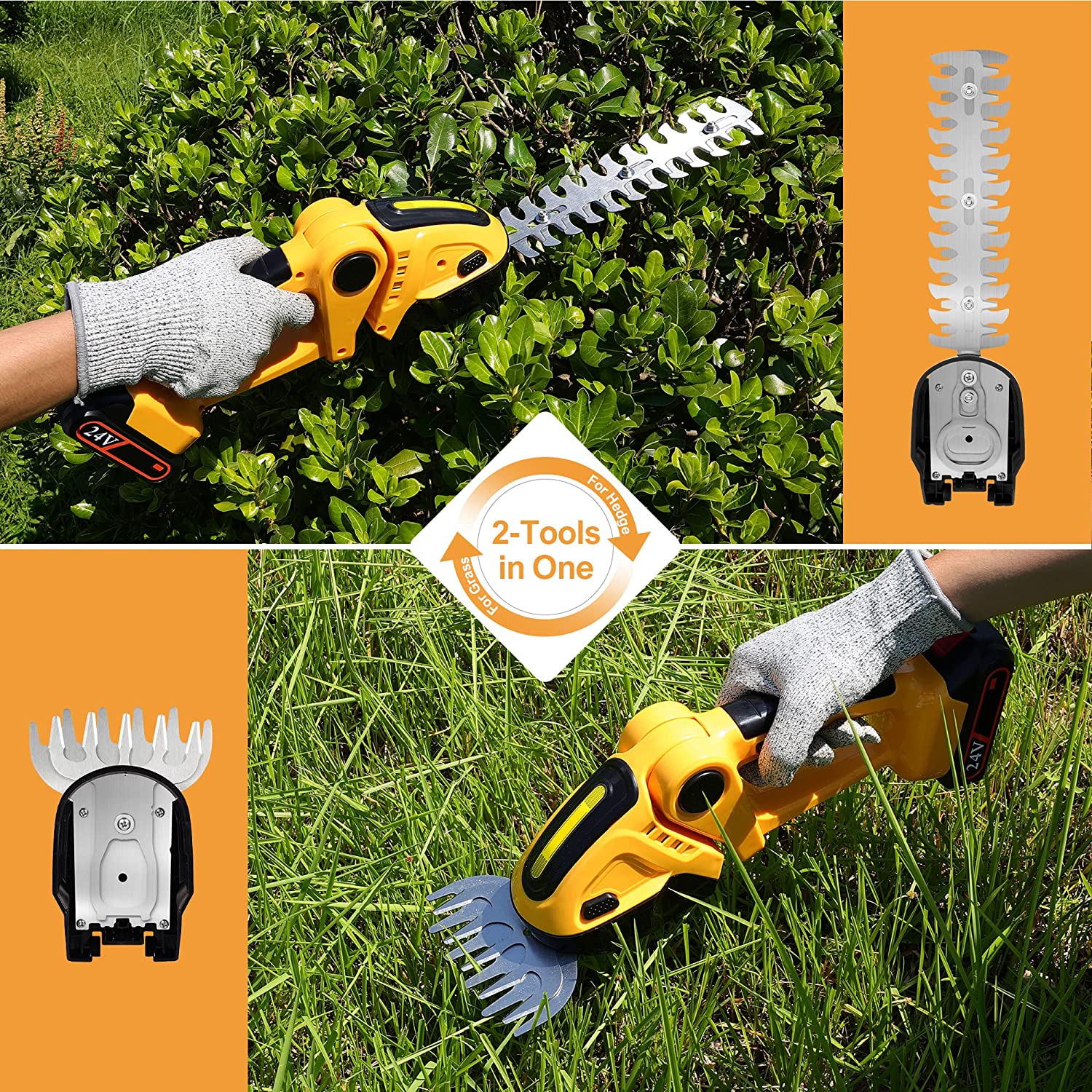 Toolsilux™ 2-in-1 Electric Hedge Trimmer  